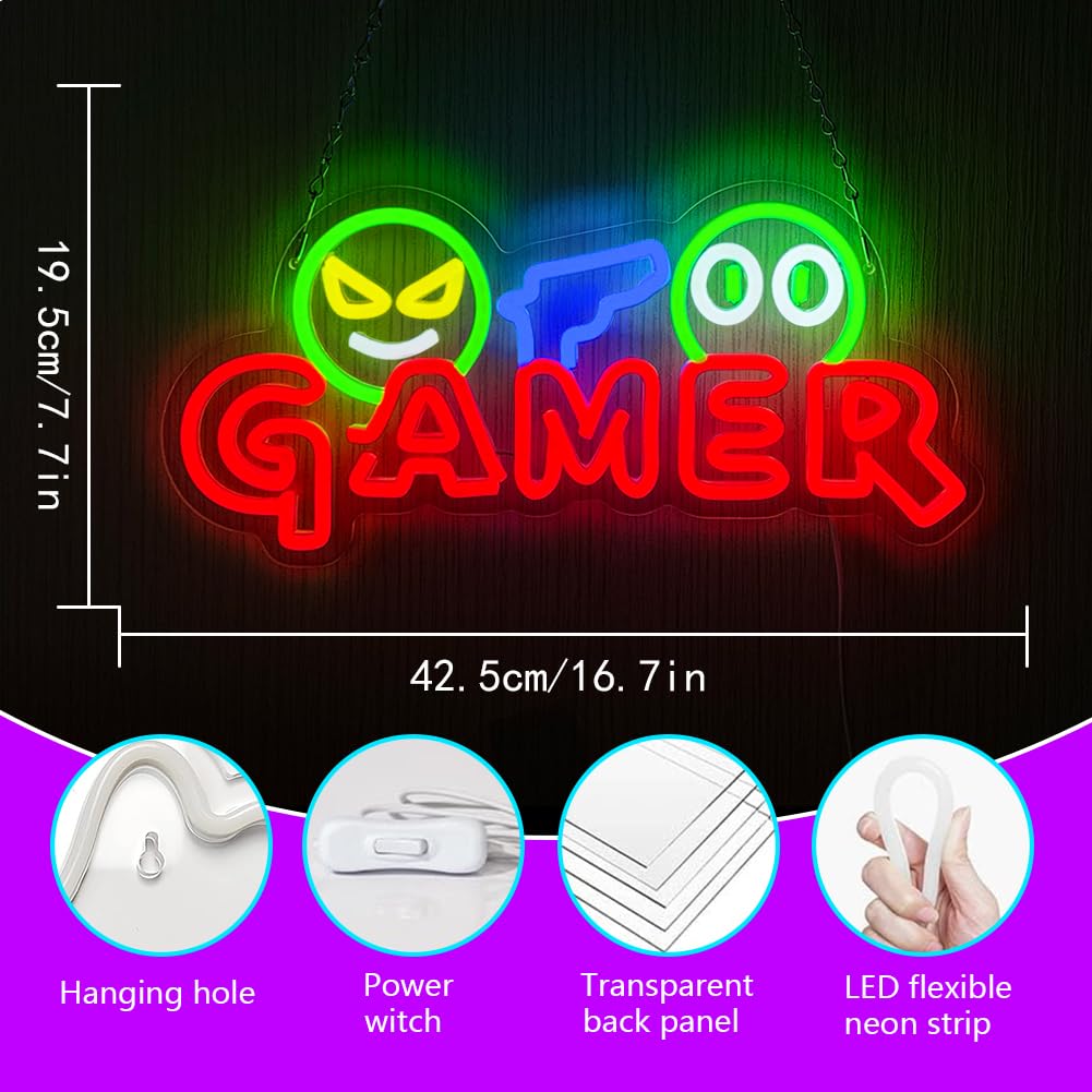 Gamer Neon Sign LED Wall Light - Wedding Led review and price