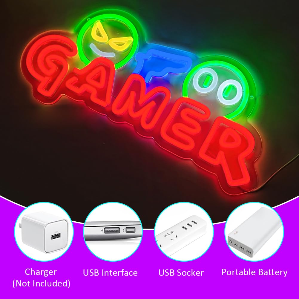 Gamer Neon Sign LED Wall Light - Wedding Led review and price