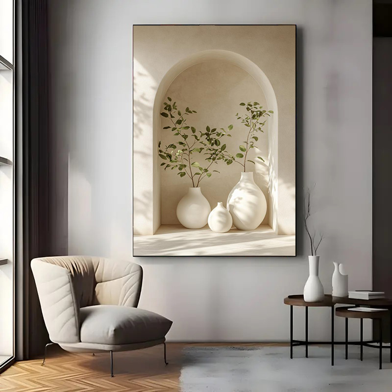Large Frameless Canvas Art Pri - Centerpiece Vase Tall review and price