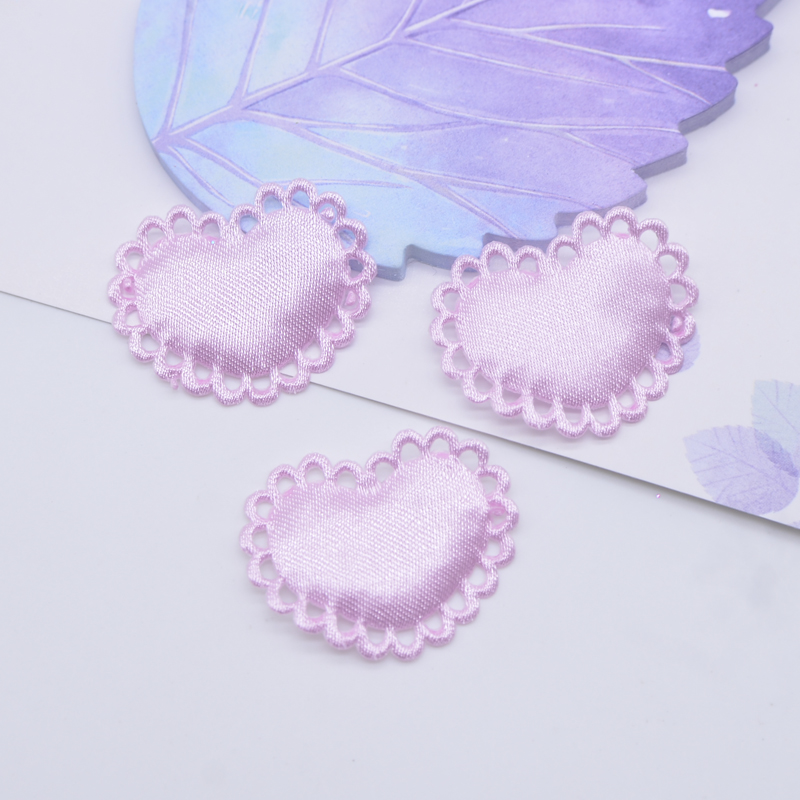 50Pcs 29*24mm Heart Cloth Padd - Wedding Superstar review and price