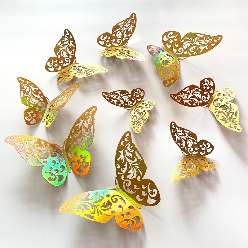 12 Pcs Gold 3D Hollow Butterfl - Wedding Package Gold review and price