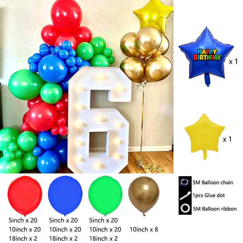 Mushroom Star Balloon Garland  - Wedding Superstar review and price