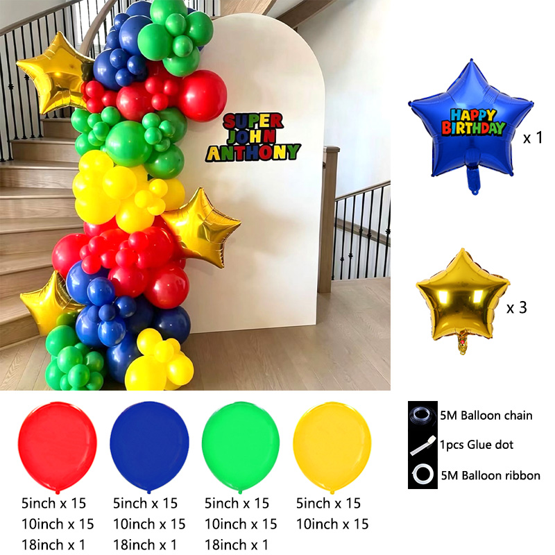 Mushroom Star Balloon Garland  - Wedding Superstar review and price