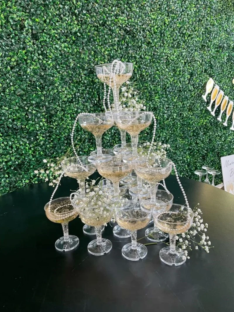 20-60PCS Acrylic Champagne Cou - Champagne Tower Set review and price