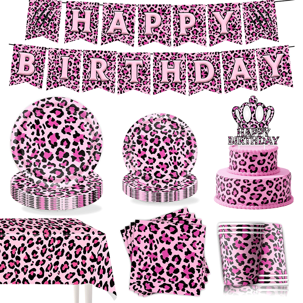 Pink Leopard Print Birthday Pa - Wedding Day Supply Kit review and price