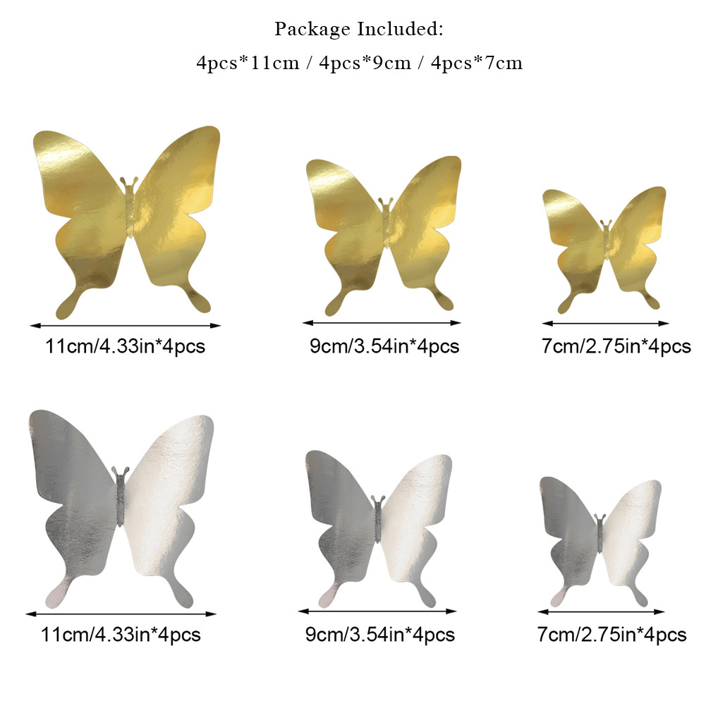 12 Pcs Gold Silver Reflective  - Wedding Package Gold review and price