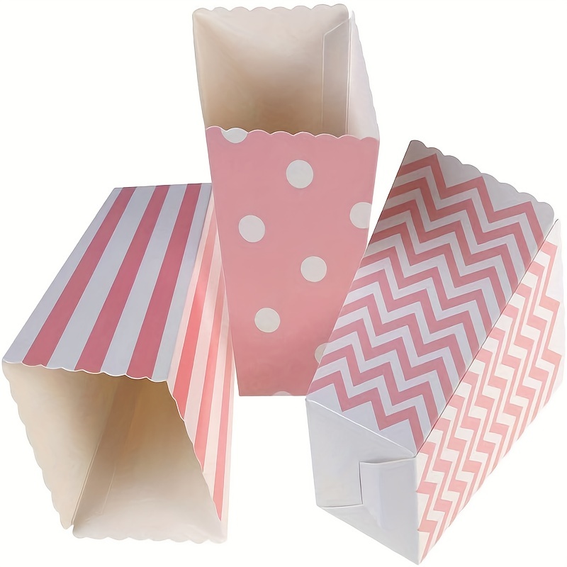 12pcs/pack, Pink Paper Popcorn - Wedding Favor Box review and price
