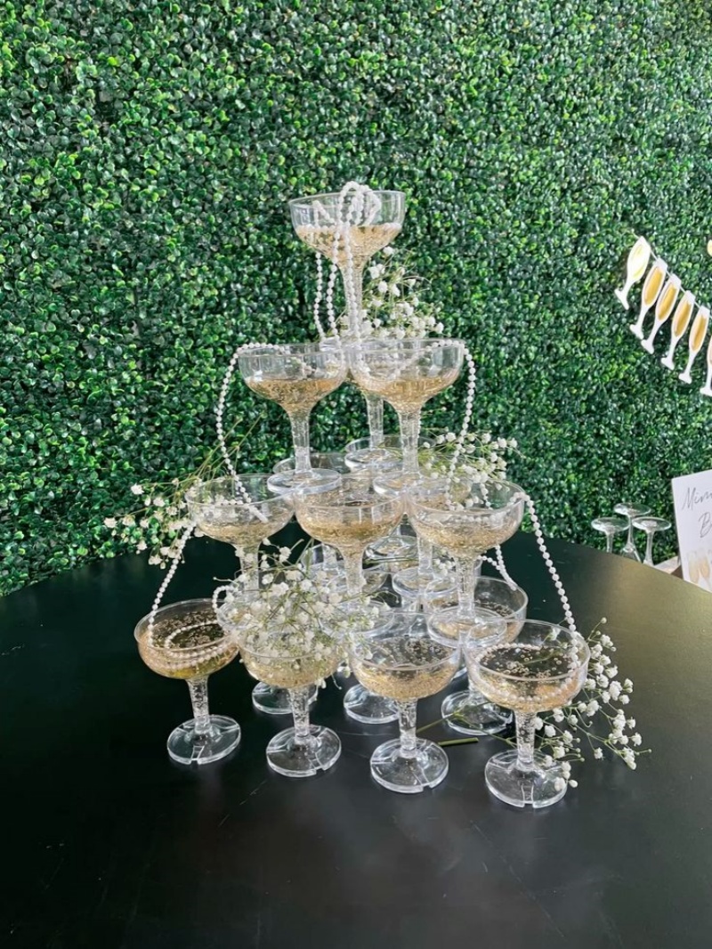 20-60PCS Acrylic Champagne Cou - Champagne Tower Set review and price