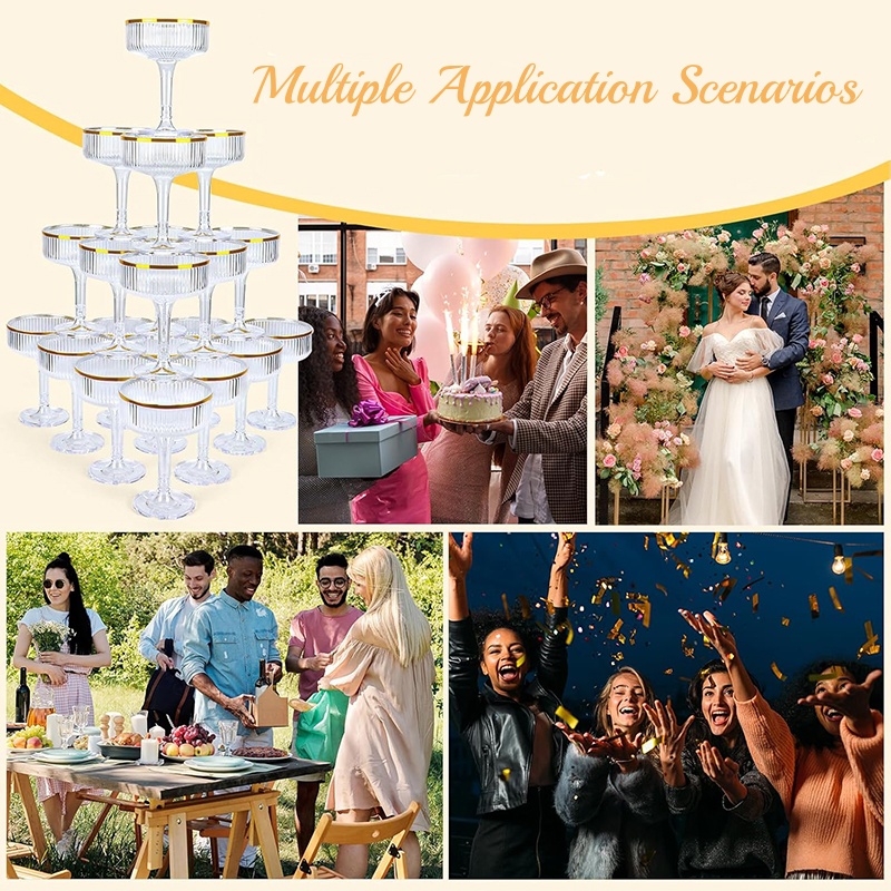 4-6Tier Acrylic Champagne Towe - Champagne Tower Set review and price