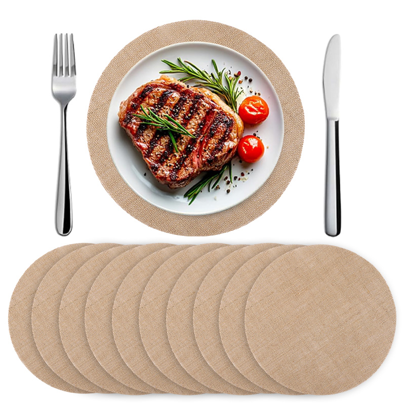 10/20Pcs Round Burlap Placemat - Wedding Supply Rentals review and price