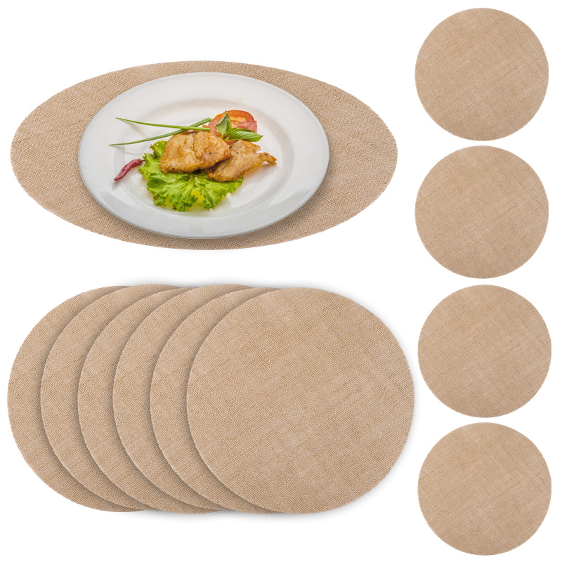10/20Pcs Round Burlap Placemat - Wedding Supply Rentals review and price