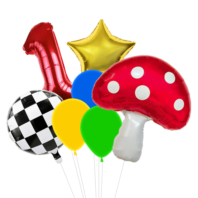 Mushroom Star Foil Balloons Ga - Wedding Superstar review and price