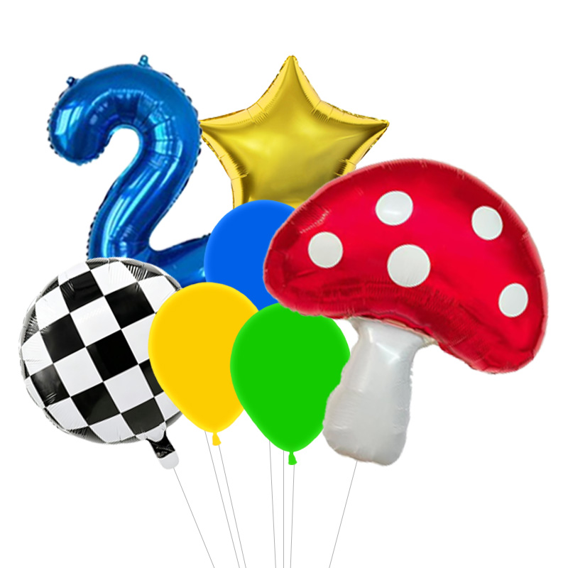 Mushroom Star Foil Balloons Ga - Wedding Superstar review and price