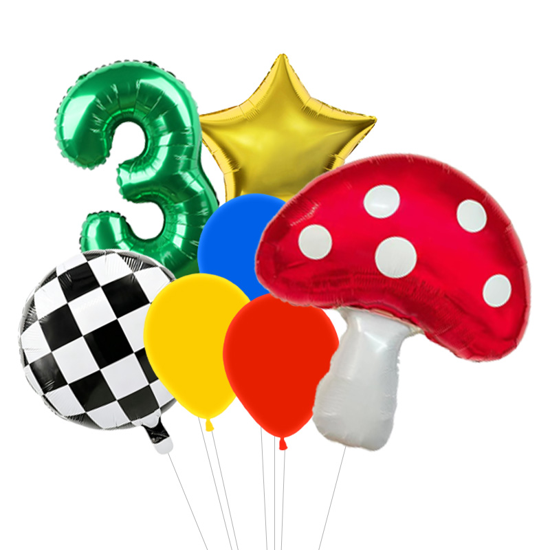 Mushroom Star Foil Balloons Ga - Wedding Superstar review and price