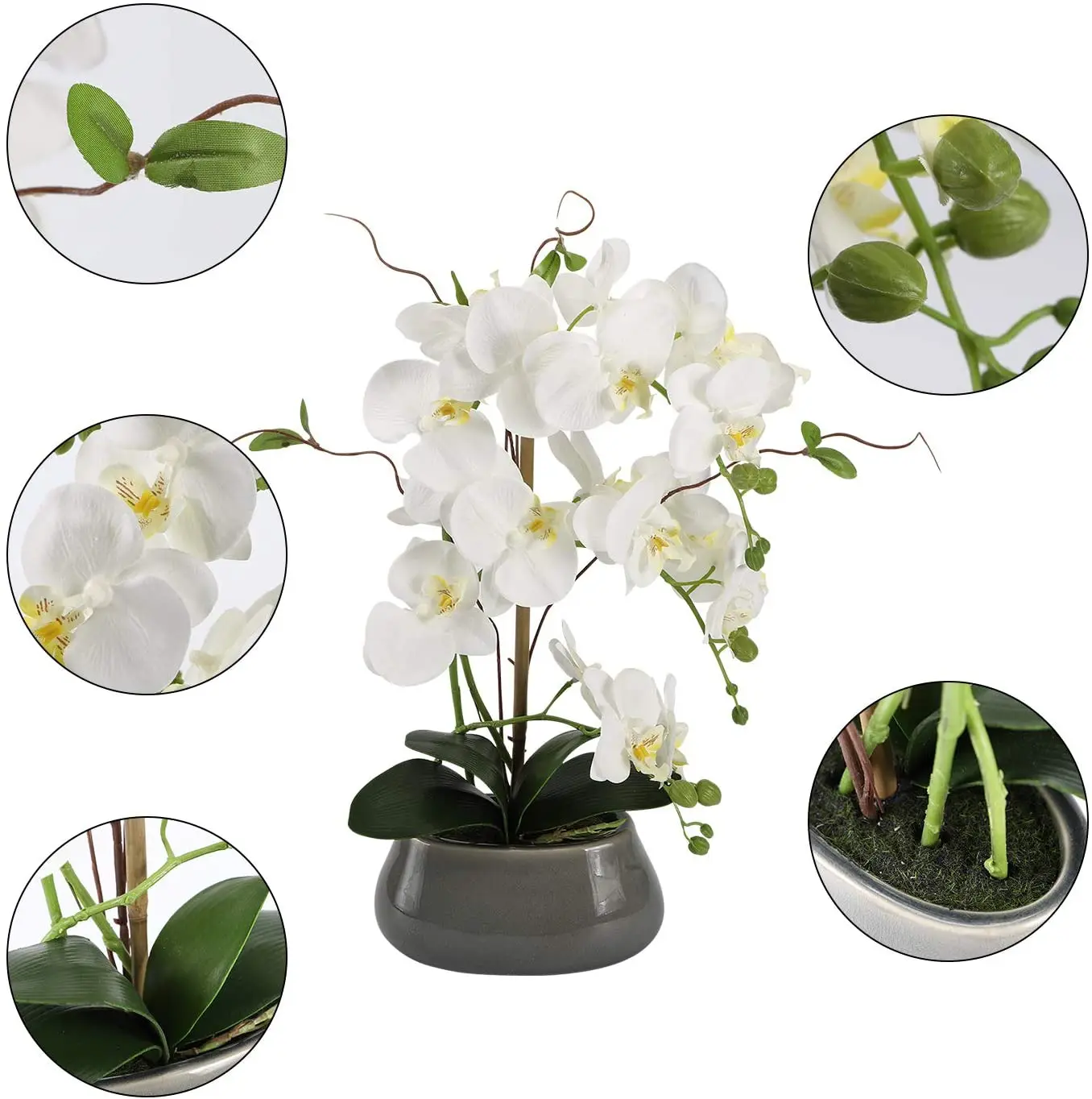 Artificial Orchid Flowers Cent - Flower Girl Basket review and price