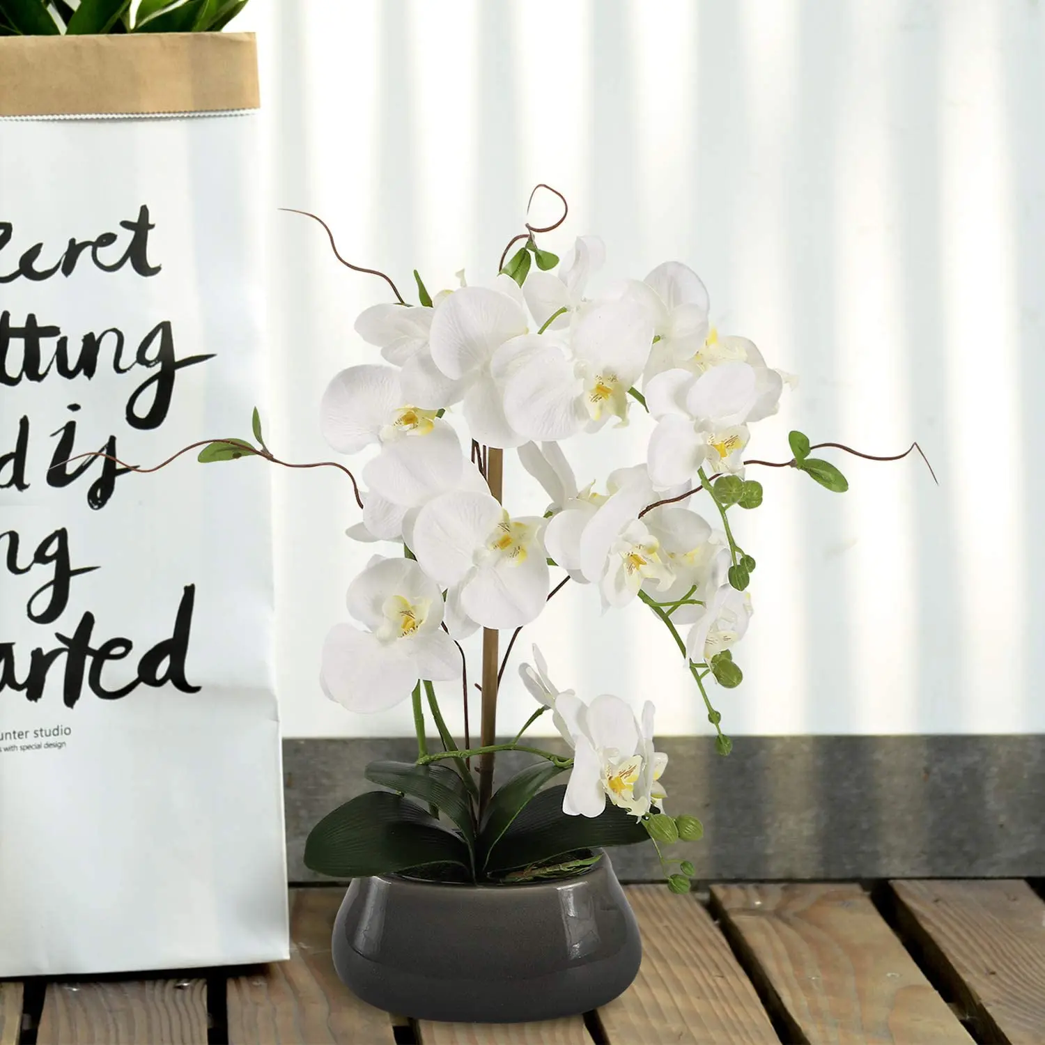Artificial Orchid Flowers Cent - Flower Girl Basket review and price