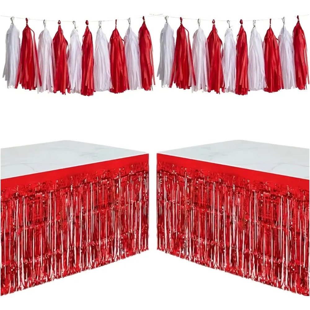 22Pcs Red Foil Streamers & Red - Wedding Supply Canada review and price