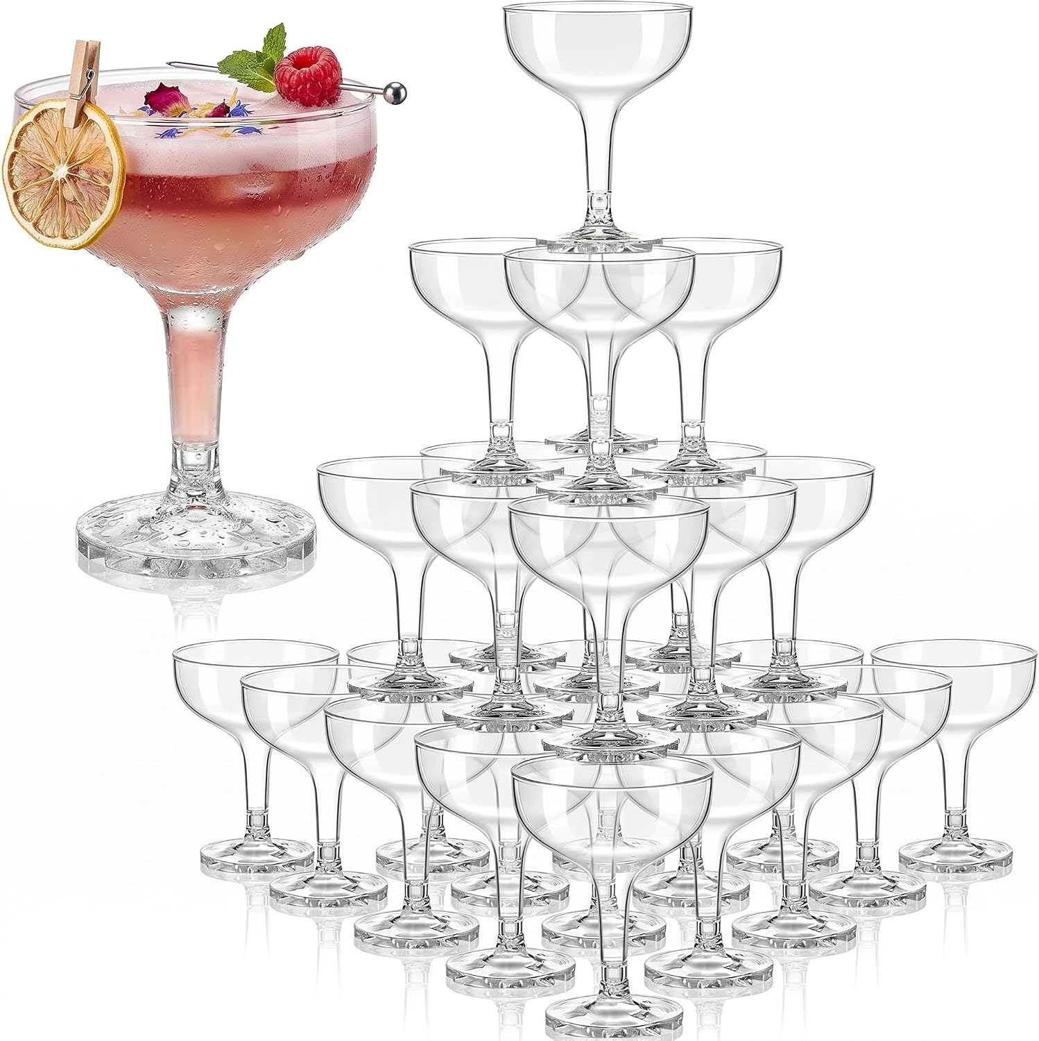 4-Tier Plastic Champagne Tower - Champagne Tower Set review and price