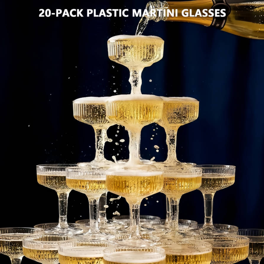 4-6Tier Plastic Champagne Towe - Champagne Tower Set review and price