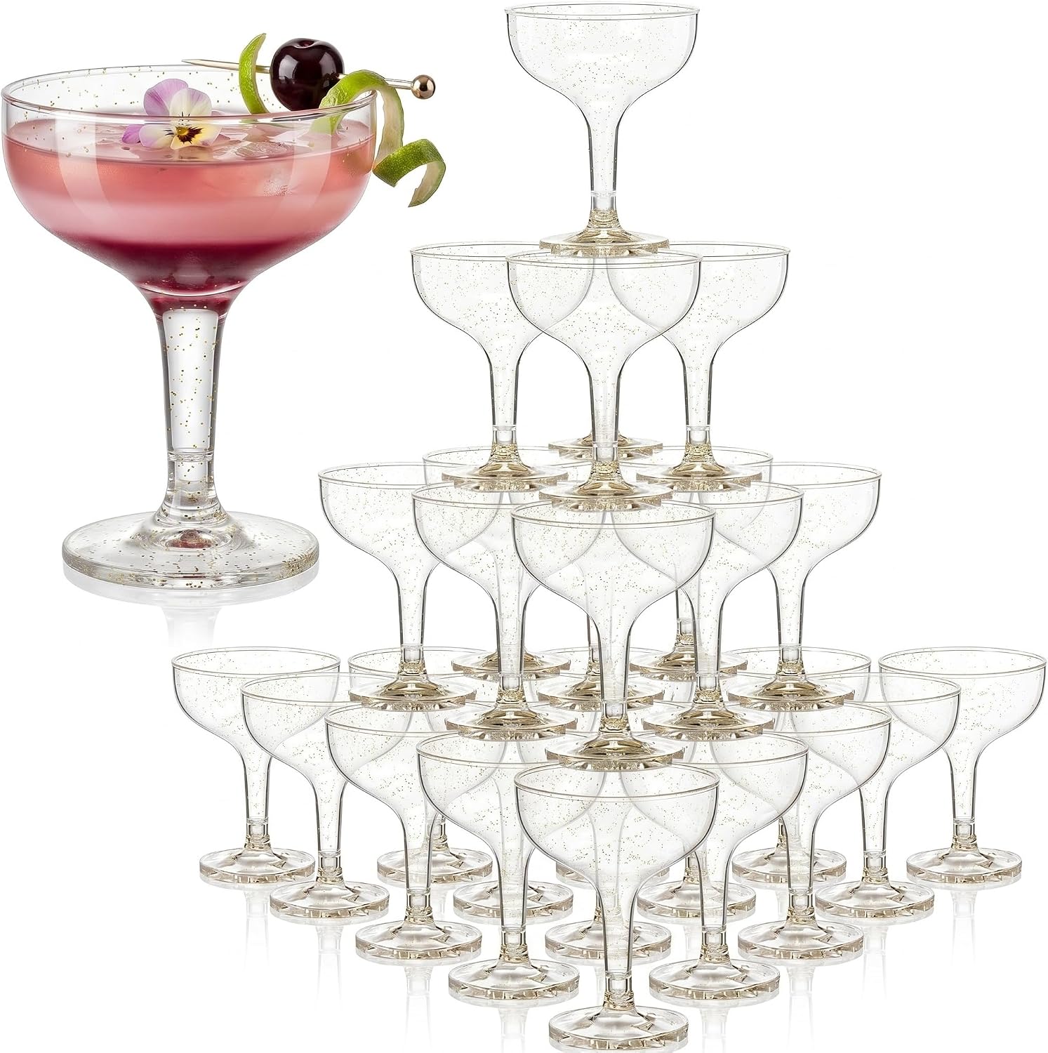 4-Tier Champagne Tower Plastic - Champagne Tower Set review and price