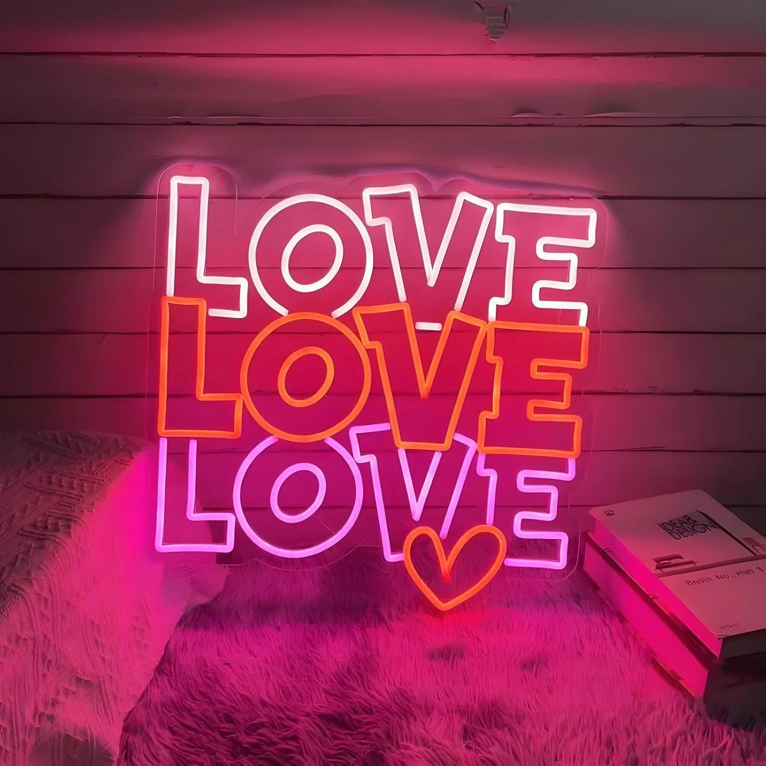 Love Neon Sign USB Dimmable LE - Wedding Led review and price
