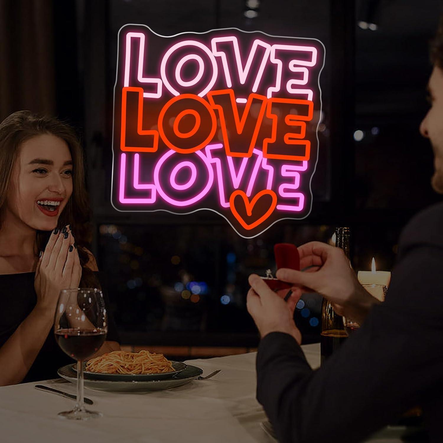 Love Neon Sign USB Dimmable LE - Wedding Led review and price