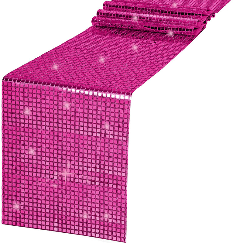 Shiny Mirror Gold/Silver Foil  - Table Runner Sequin review and price