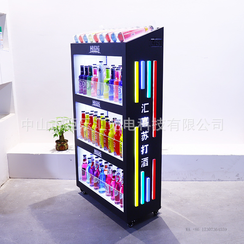 BarKTVIlluminated wine cabinet - Champagne Tower Set review and price