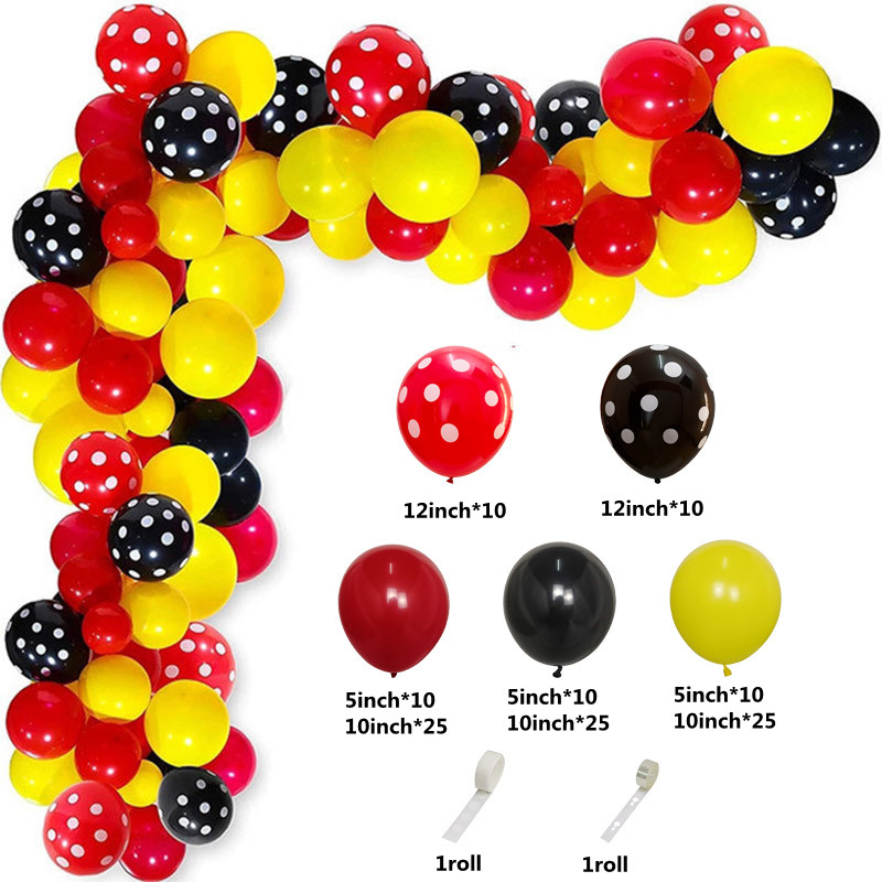 Red Black Yellow Balloon Garla - Wedding Day Supply Kit review and price