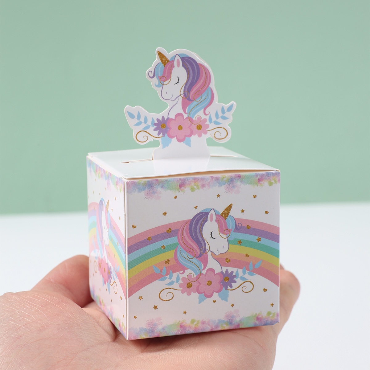 12/24pcs Unicorn 3D Paper Cand - Wedding Favor Box review and price