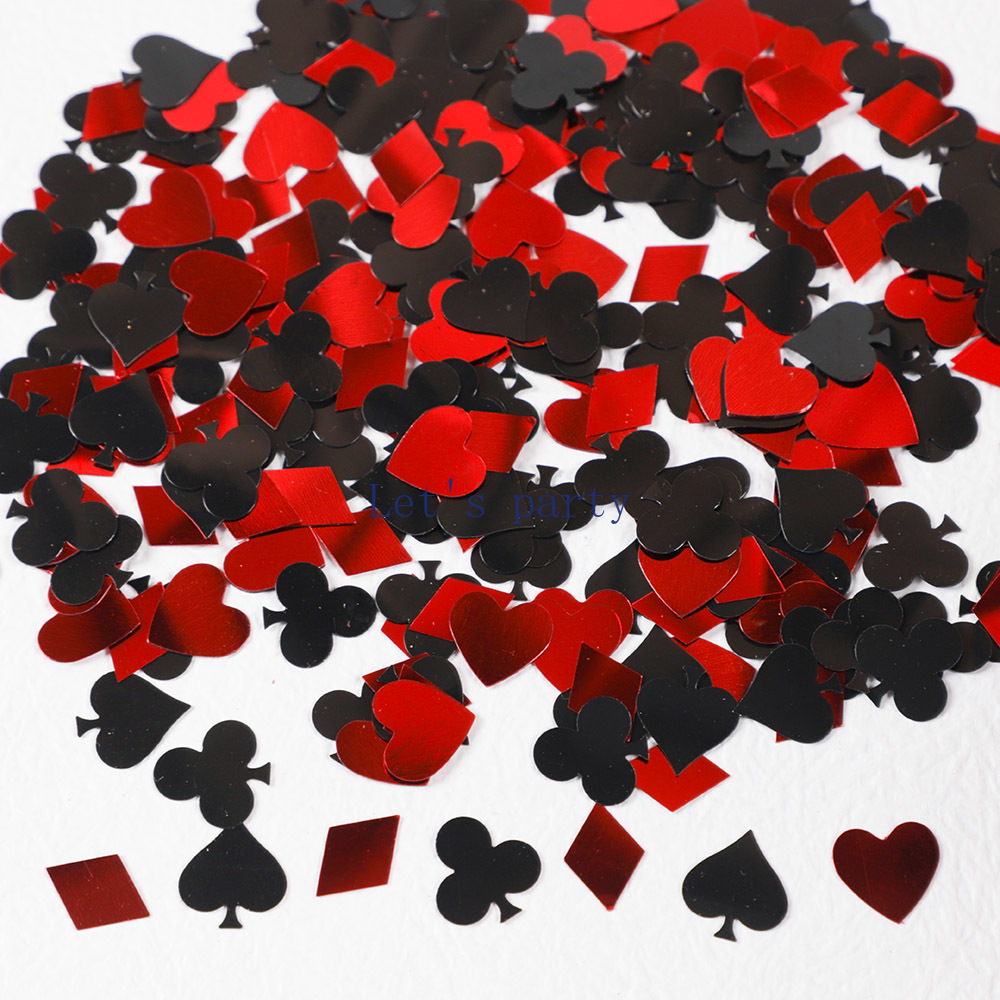 15g/bag Casino Las Vegas Poker - Table Runner Sequin review and price