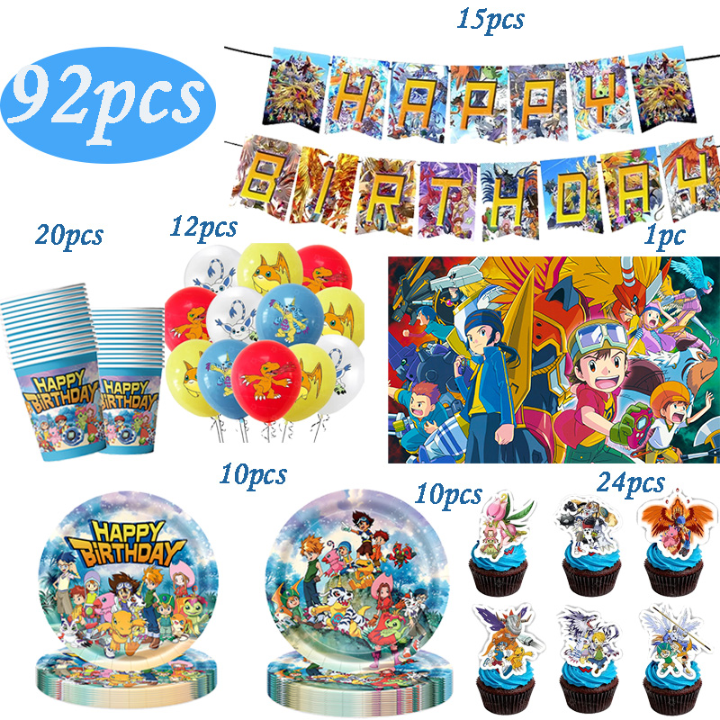 Digimon Themed Birthday Party  - Wedding Day Supply Kit review and price