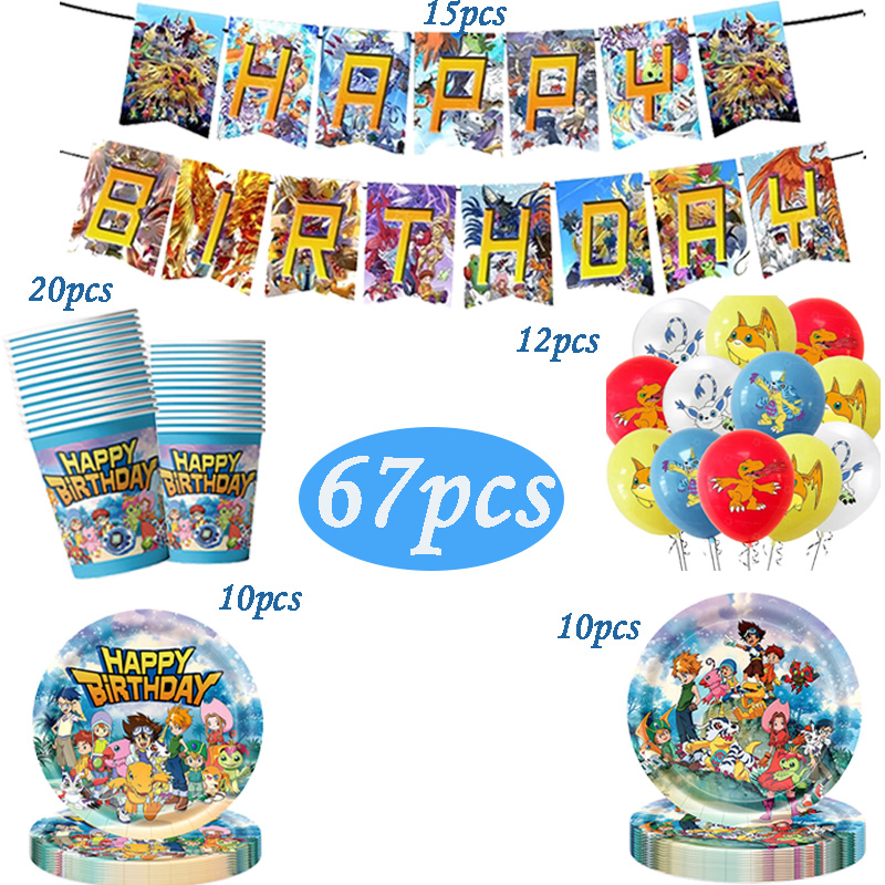 Digimon Themed Birthday Party  - Wedding Day Supply Kit review and price