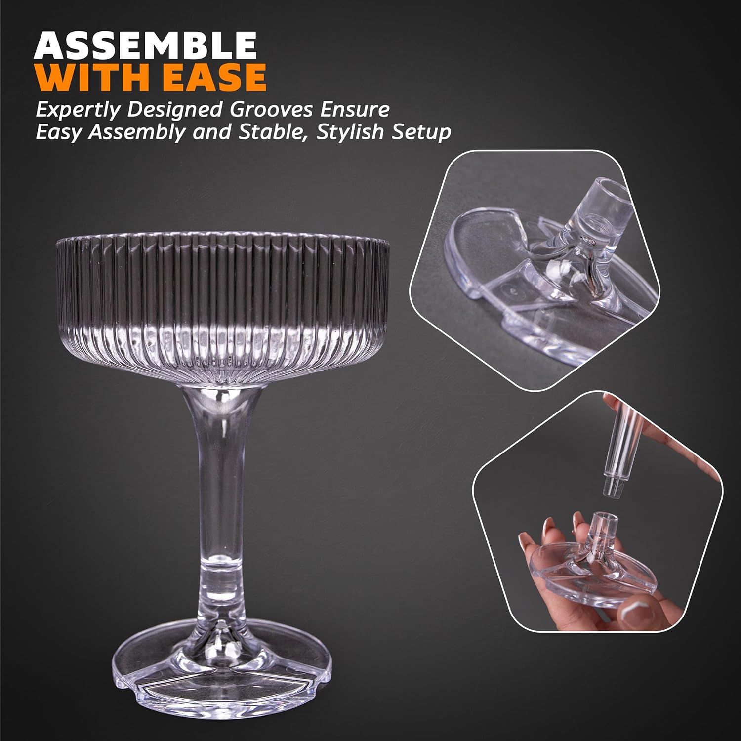 20-60PCS ACRYLIC Champagne Tow - Champagne Tower Set review and price