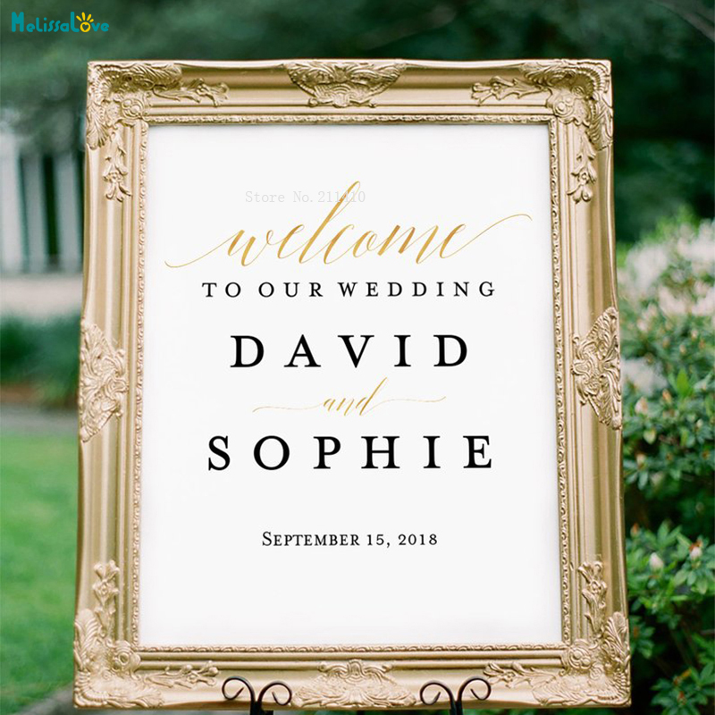 Gold and Black Wedding Welcome - Wedding Package Gold review and price