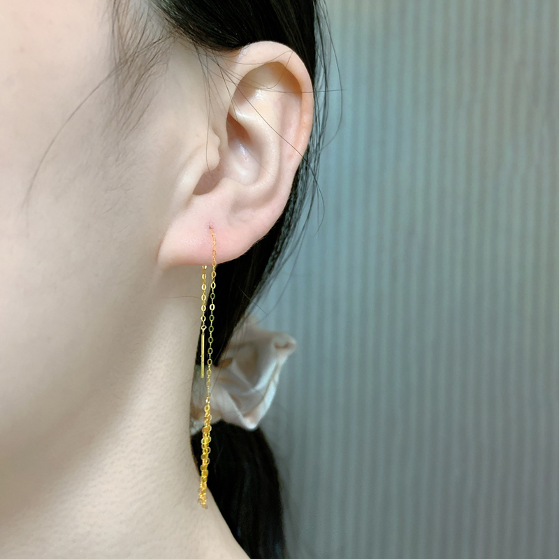 New 18K Yellow Gold Earrings   - Wedding Package Gold review and price