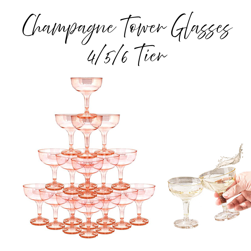 4-6Tier Acrylic Champagne Towe - Champagne Tower Set review and price